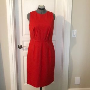 J Crew Sleeveless Red Dress